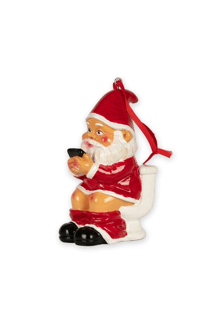 Tipsy Elves Toilet Santa 3D Ornament Holidays & Occasions 3 Tipsy Elves Toilet Santa 3D Ornament Holidays & Occasions
