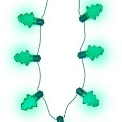 Tipsy Elves Holidays & Occasions Light Up Christmas Tree Necklace