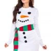 Tipsy Elves Women's Snowman Scarf Sweater Dress 2 Tipsy Elves Women's Snowman Scarf Sweater Dress