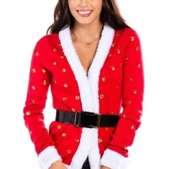 Tipsy Elves Women's Mrs. Claus Cardigan 7 Tipsy Elves Women's Mrs. Claus Cardigan