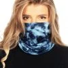 Tipsy Elves Blue Tie Dye Neck Warmer 2 Tipsy Elves Blue Tie Dye Neck Warmer