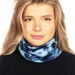Tipsy Elves Blue Tie Dye Neck Warmer