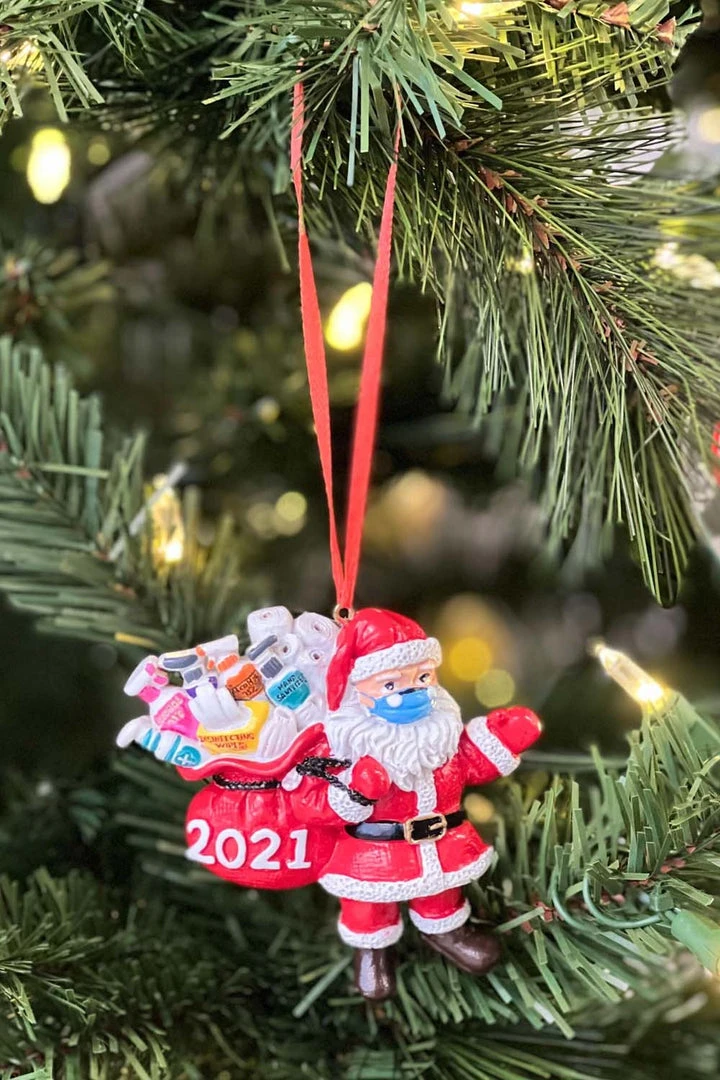 Tipsy Elves 2021 Masked Santa 3D Ornament Holidays & Occasions 4 Tipsy Elves 2021 Masked Santa 3D Ornament Holidays & Occasions