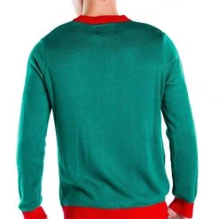 Tipsy Elves Men's Santa's Coming Ugly Christmas Sweater