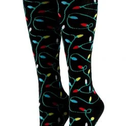 Tipsy Elves Women's String Of Lights Socks
