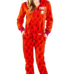 Tipsy Elves Women's Taco Bell Straight Fire Jumpsuit