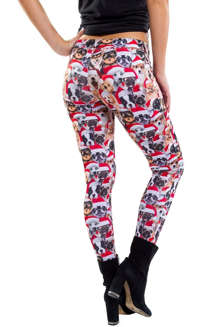 Tipsy Elves Santa Paws Leggings 4 Tipsy Elves Santa Paws Leggings