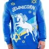 Tipsy Elves Men's Jewnicorn Sweater 2 Tipsy Elves Men's Jewnicorn Sweater
