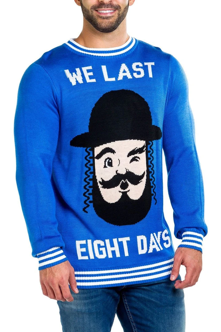 Tipsy Elves Men's We Last 8 Days Sweater 3 Tipsy Elves Men's We Last 8 Days Sweater