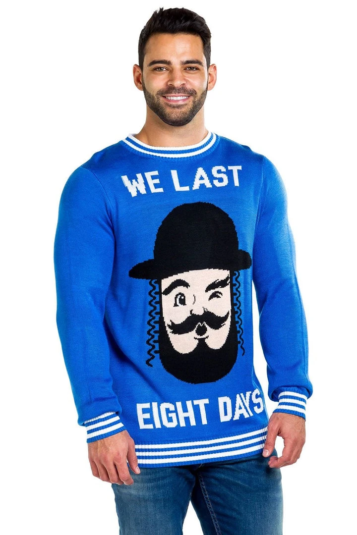 Tipsy Elves Men's We Last 8 Days Sweater 5 Tipsy Elves Men's We Last 8 Days Sweater