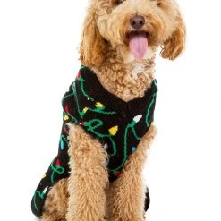 Tipsy Elves Holidays & Occasions String Of Lights Dog Ugly Christmas Sweater 9 Tipsy Elves Holidays & Occasions String Of Lights Dog Ugly Christmas Sweater