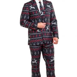 Tipsy Elves Rage Deer Suit Pants 10 Tipsy Elves Rage Deer Suit Pants