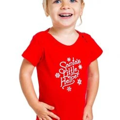 Tipsy Elves Baby Santa's Little Helper Bodysuit