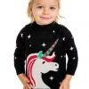 Tipsy Elves Baby / Toddler Christmicorn Ugly Christmas Sweater 1 Tipsy Elves Baby / Toddler Christmicorn Ugly Christmas Sweater