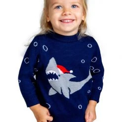 Tipsy Elves Baby / Toddler Sea Sleigher Ugly Christmas Sweater