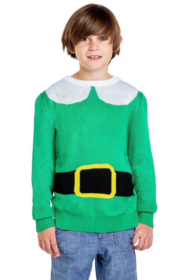 Tipsy Elves Boy's / Girl's Elf Ugly Christmas Sweater Kids & Baby 3 Tipsy Elves Boy's / Girl's Elf Ugly Christmas Sweater Kids & Baby