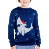 Tipsy Elves Boy's / Girl's Sea Sleigher Ugly Christmas Sweater 2 Tipsy Elves Boy's / Girl's Sea Sleigher Ugly Christmas Sweater