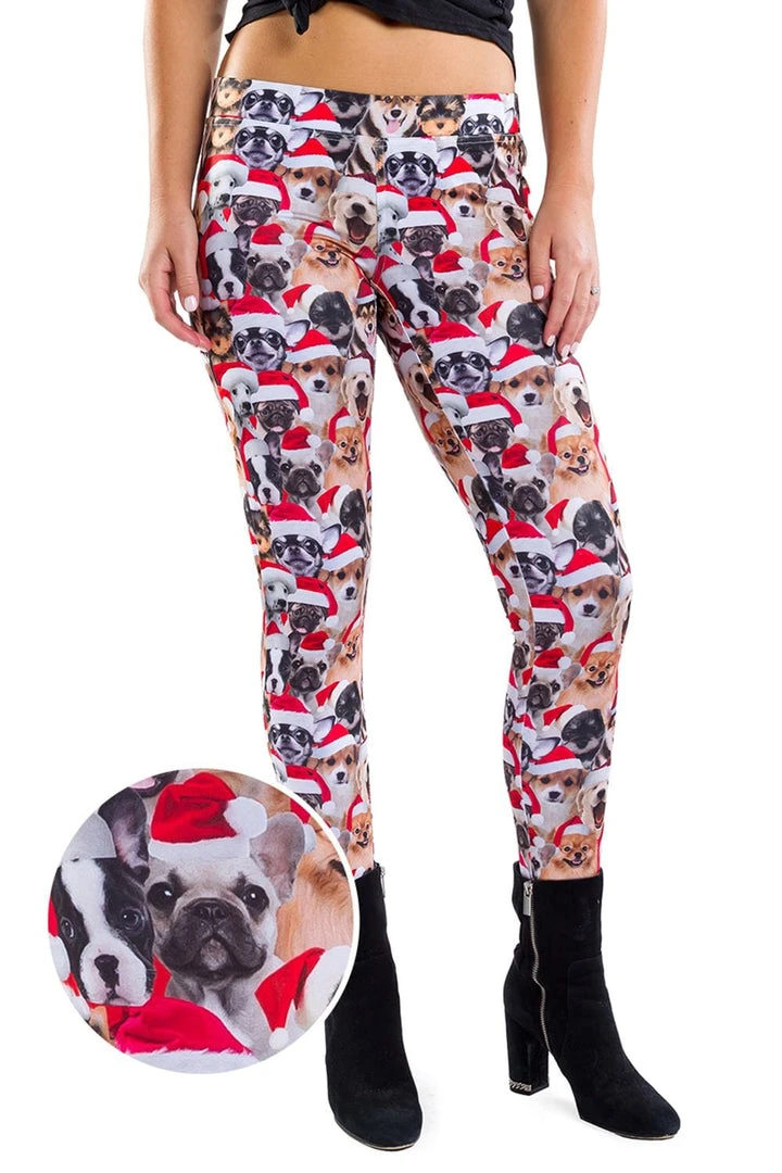 Tipsy Elves Santa Paws Leggings 3 Tipsy Elves Santa Paws Leggings