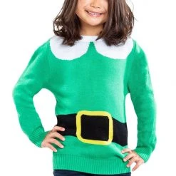 Tipsy Elves Boy's / Girl's Elf Ugly Christmas Sweater Kids & Baby 8 Tipsy Elves Boy's / Girl's Elf Ugly Christmas Sweater Kids & Baby