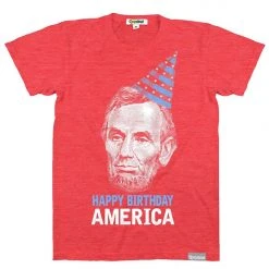 Tipsy Elves Patriotic Men's Happy Birthday America Tee