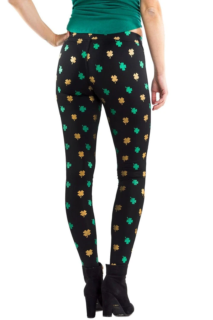 Tipsy Elves Women Clover Leggings 4 Tipsy Elves Women Clover Leggings