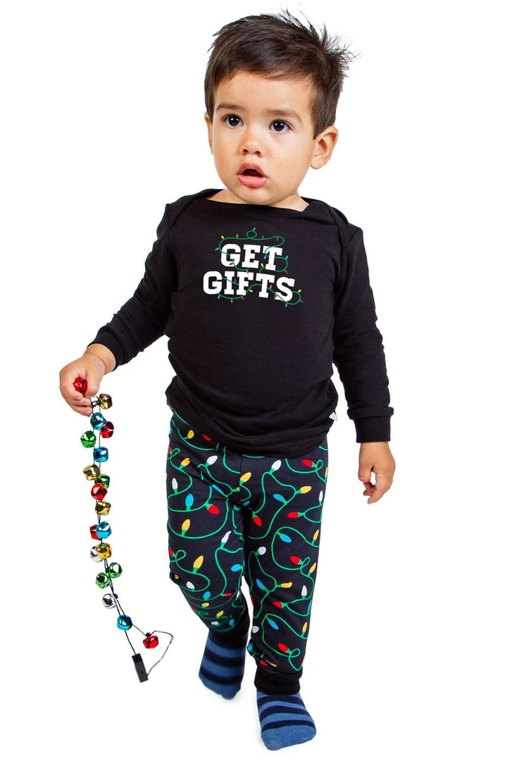 Tipsy Elves Kids & Baby Baby / Toddler Get Gifts Pajama Set 3 Tipsy Elves Kids & Baby Baby / Toddler Get Gifts Pajama Set