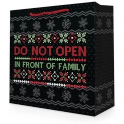 Tipsy Elves Do Not Open Gift Bag Holidays & Occasions