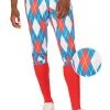 Tipsy Elves Men's American Argyle Golf Knickers With Red Golf Socks 1 Tipsy Elves Men's American Argyle Golf Knickers With Red Golf Socks