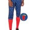 Tipsy Elves Men's Bloody Mary Golf Knickers With Red Golf Socks 2 Tipsy Elves Men's Bloody Mary Golf Knickers With Red Golf Socks