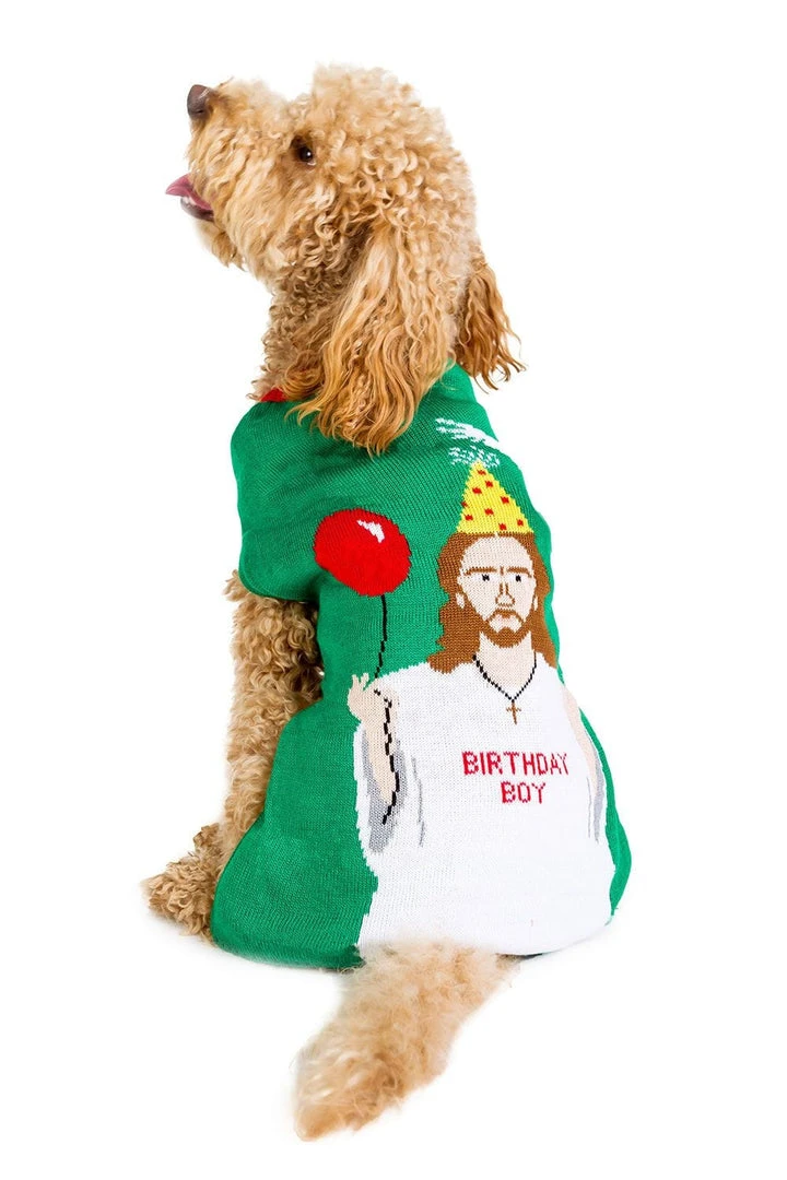 Tipsy Elves Holidays & Occasions Birthday Boy Dog Sweater 3 Tipsy Elves Holidays & Occasions Birthday Boy Dog Sweater