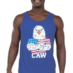 Tipsy Elves Men's Patriotic Caw Tank 8 Tipsy Elves Men's Patriotic Caw Tank