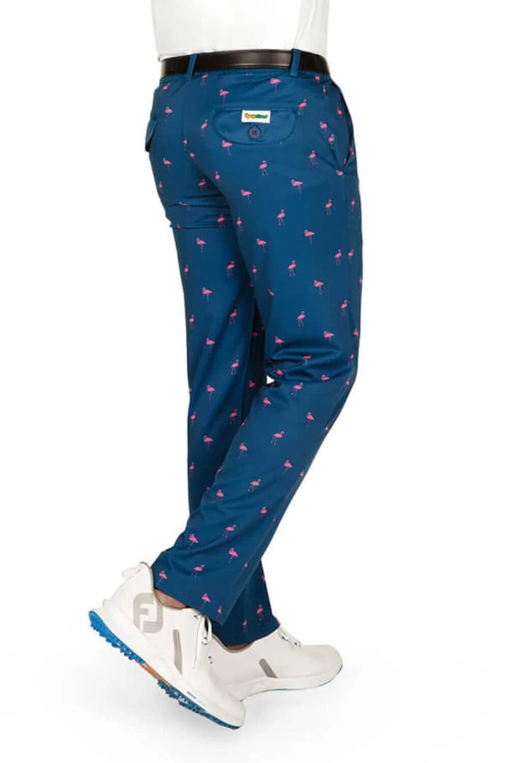 Tipsy Elves Men's Fairway Flamingo Golf Pants 5 Tipsy Elves Men's Fairway Flamingo Golf Pants