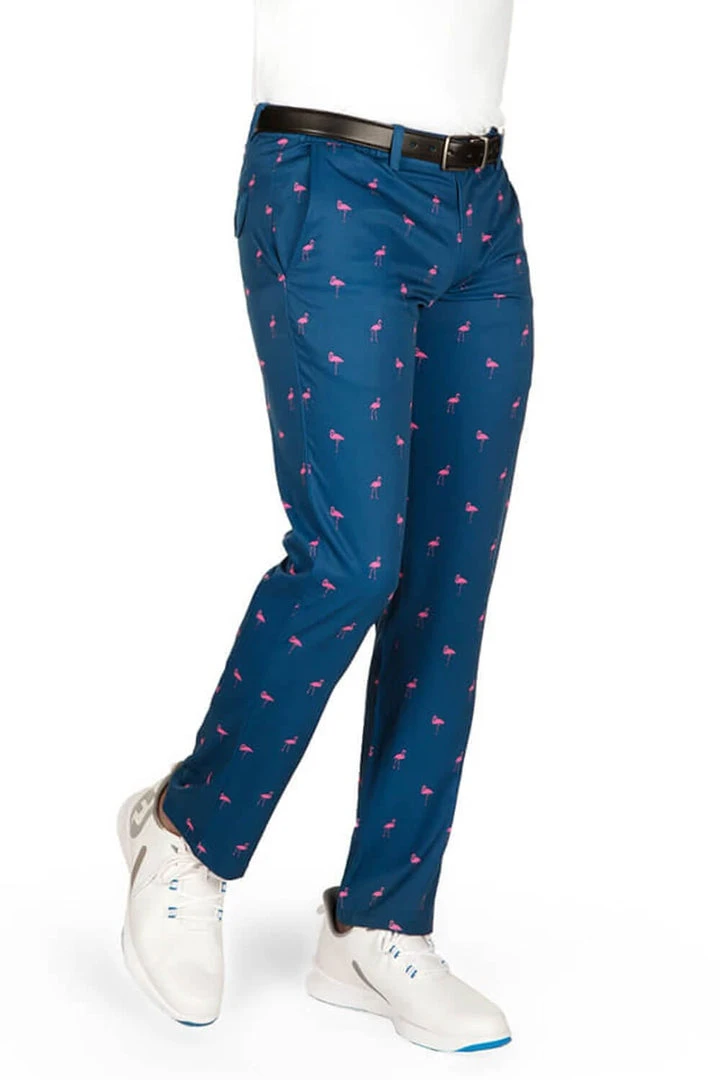 Tipsy Elves Men's Fairway Flamingo Golf Pants 6 Tipsy Elves Men's Fairway Flamingo Golf Pants