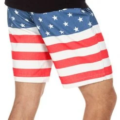 Tipsy Elves Patriotic Men's United We Stand Shorts 8 Tipsy Elves Patriotic Men's United We Stand Shorts