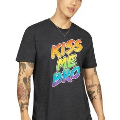 Tipsy Elves Kiss Me Bro Tee - Men's Cut