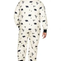 Tipsy Elves Men's Beary Christmas Big And Tall Jumpsuit