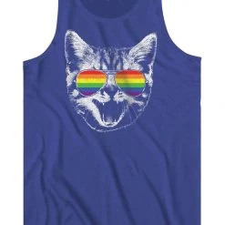 Tipsy Elves Pride Cat Tank Top - Men's Cut