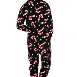 Tipsy Elves Men's Candy Cane Lane Jumpsuit