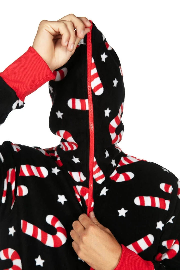 Tipsy Elves Men's Candy Cane Lane Jumpsuit 6 Tipsy Elves Men's Candy Cane Lane Jumpsuit