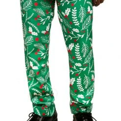 Tipsy Elves Men's Mistletoe Suit Pants