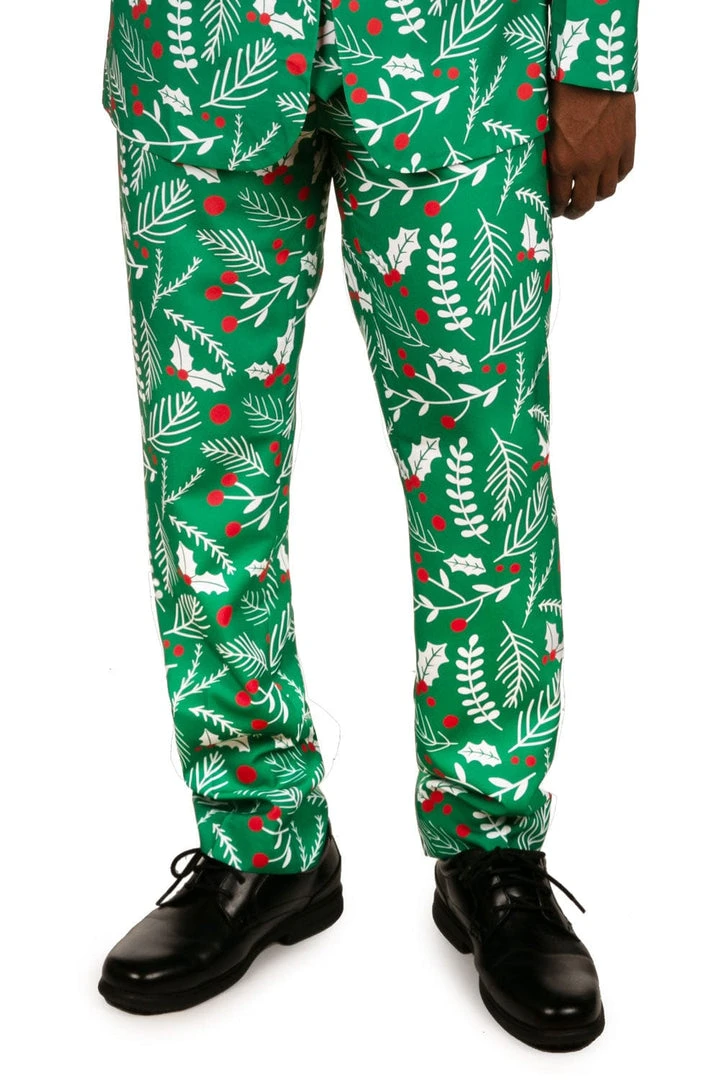 Tipsy Elves Men's Mistletoe Suit Pants 3 Tipsy Elves Men's Mistletoe Suit Pants