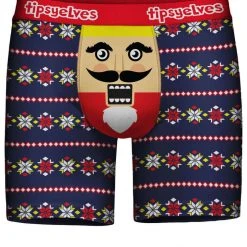 Tipsy Elves Men's Fair Isle Nutcracker Boxer Briefs