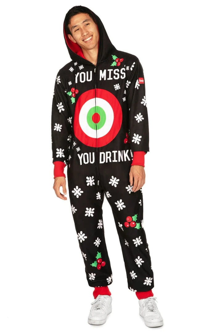 Tipsy Elves Men's Drinking Game Jumpsuit 5 Tipsy Elves Men's Drinking Game Jumpsuit