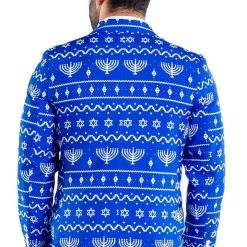 Tipsy Elves The Lit Menorah Blazer W/ Tie 6 Tipsy Elves The Lit Menorah Blazer W/ Tie