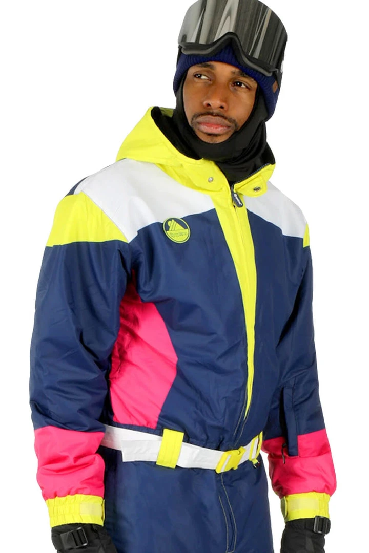 Tipsy Elves Holidays & Occasions Men's Neon Knockout Ski Suit 5 Tipsy Elves Holidays & Occasions Men's Neon Knockout Ski Suit