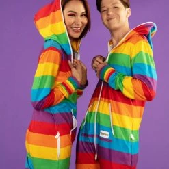 Tipsy Elves Rainbow Jumpsuit - Women's Cut 15 Tipsy Elves Rainbow Jumpsuit - Women's Cut
