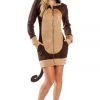 Tipsy Elves Women Monkey Costume Dress 2 Tipsy Elves Women Monkey Costume Dress