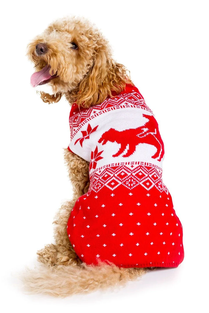 Tipsy Elves Humping K-9's Dog Sweater 3 Tipsy Elves Humping K-9's Dog Sweater