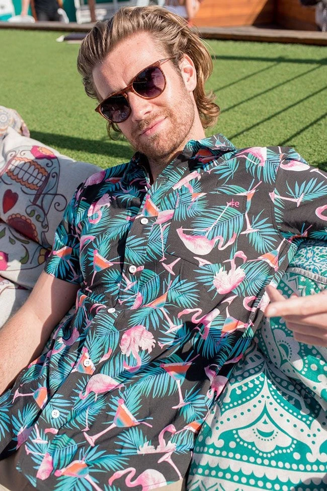 Tipsy Elves Spring Men's Tall Martini Hawaiian Shirt 6 Tipsy Elves Spring Men's Tall Martini Hawaiian Shirt