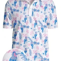 Tipsy Elves Men's Toucan Tango Golf Polo